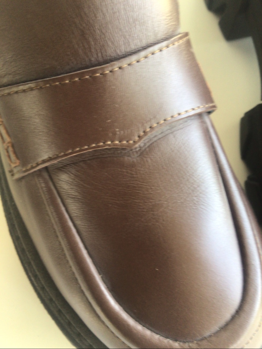 Alohas trailblazer brown chunky loafers size 38 7.5 - Picture 12 of 16
